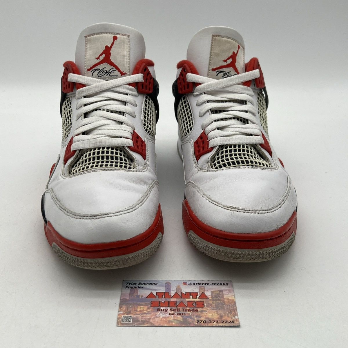 Jordan Brand Air Jordan 4 Fire Red Size US 12 / EU 45 - 2 Thumbnail