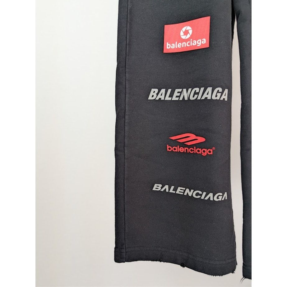 Balenciaga o1rshd1 Top League Med Moll Baggy Pants in Black Size US 28 / EU 44 - 8 Thumbnail