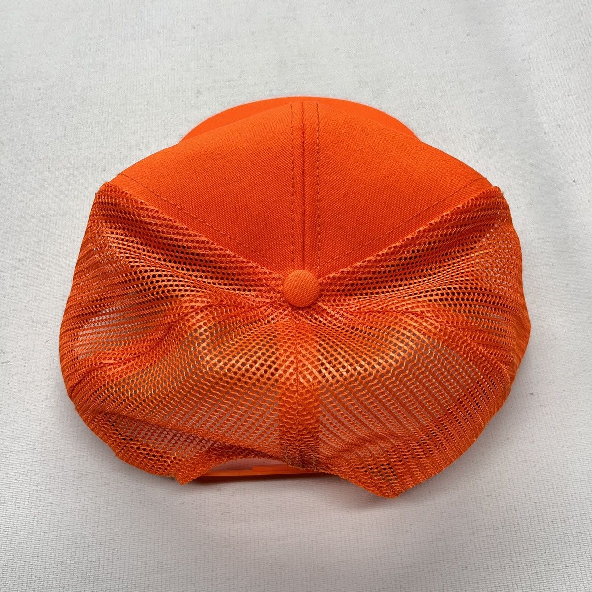 Vintage VTG Duck Bay Hat Cap Orange Trucker Hunting Outdoor Blaze Size ONE SIZE - 5 Thumbnail