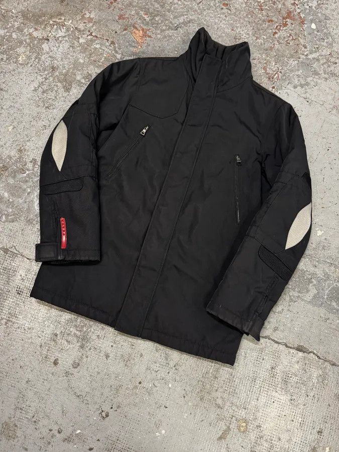 Prada 2000s Prada Linea Rossa Black Padded Jacket Size US S / EU 44-46 / 1 - 3 Thumbnail