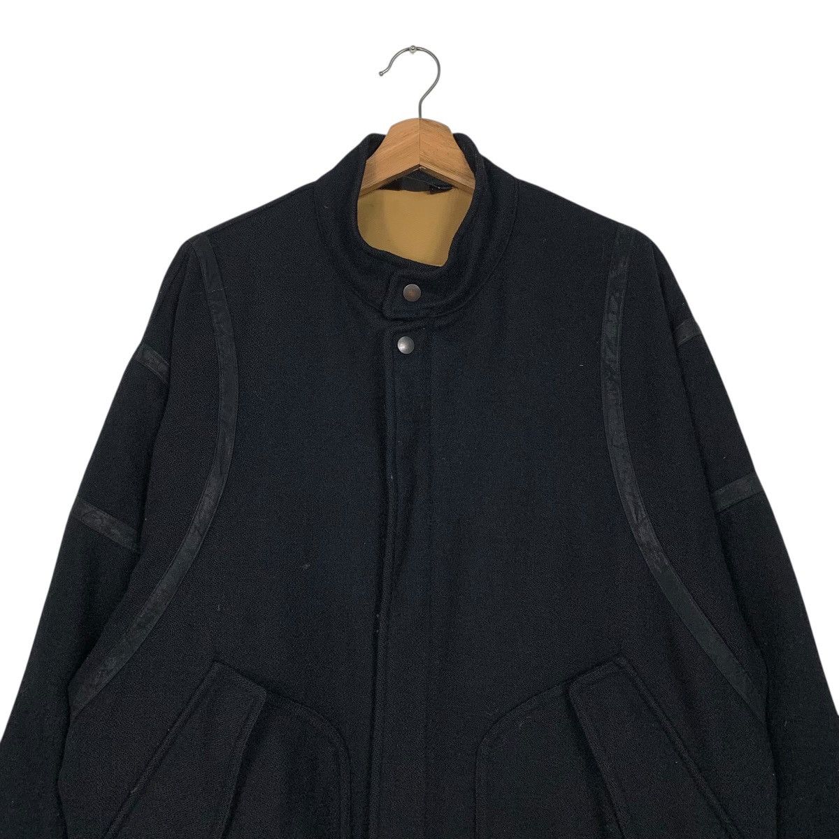 Japanese Brand Pierre Bonie Bomber Wool Jacket Size US L / EU 52-54 / 3 - 2 Thumbnail
