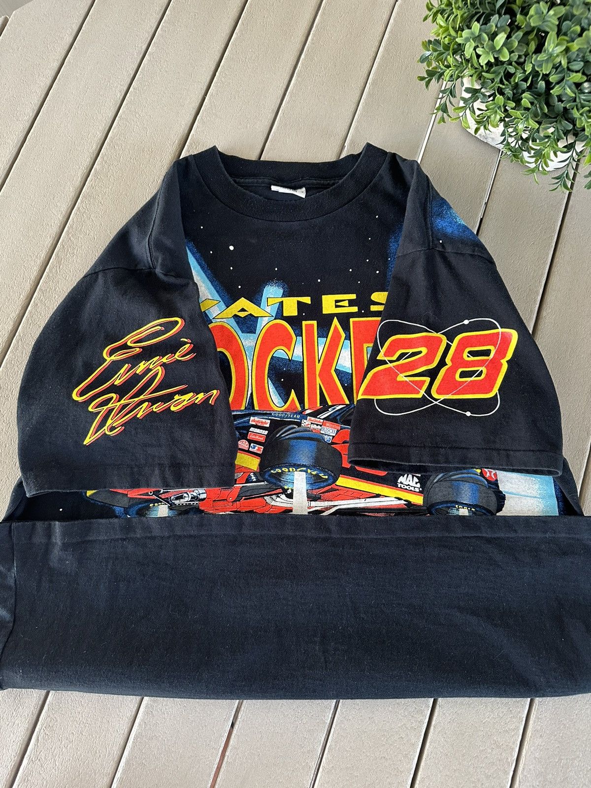 NASCAR × Vintage 90s Ernie Irvan Yates Rocket Nascar Space Racing AOP Tee Size US XXL / EU 58 / 5 - 10 Thumbnail