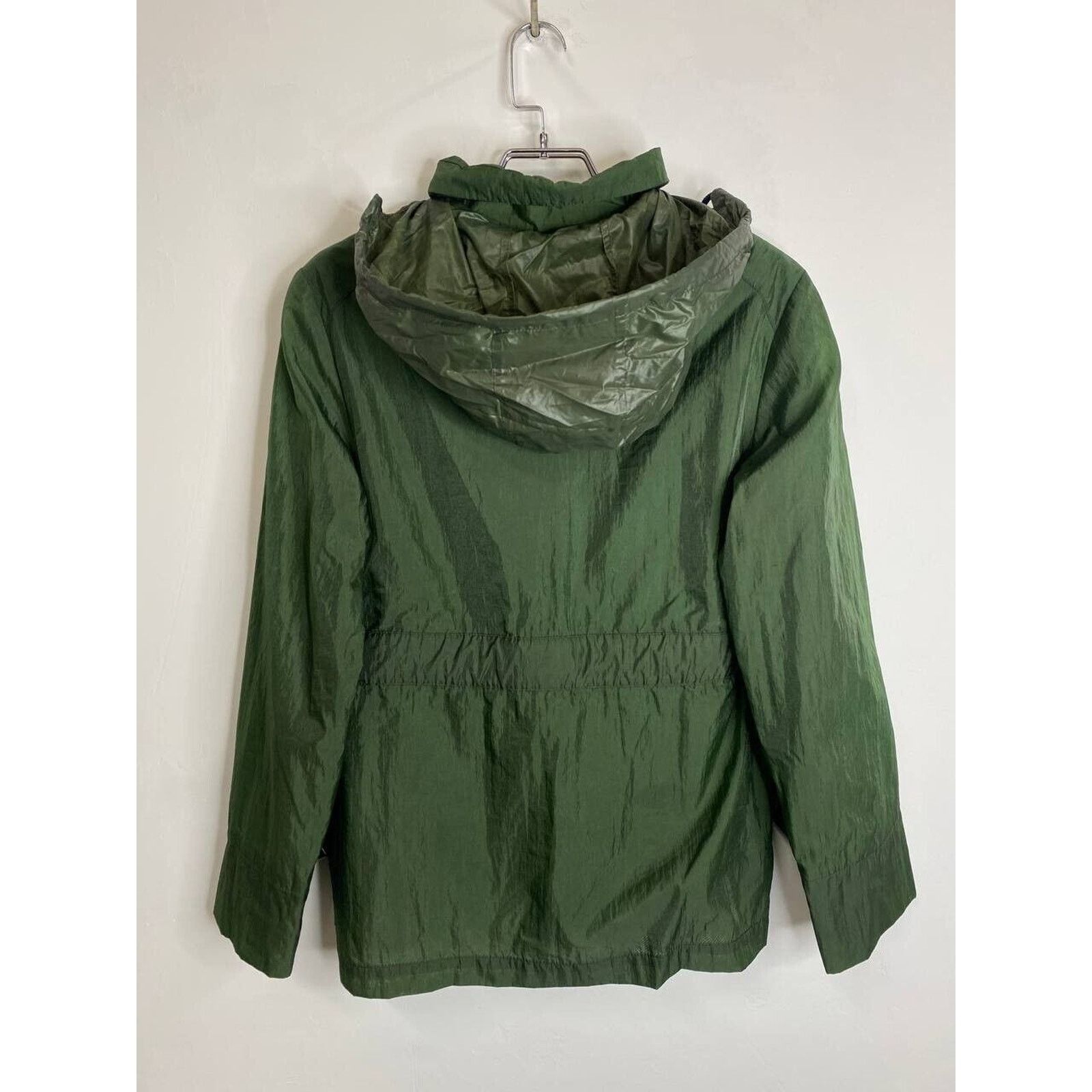 Moncler × Moncler Grenoble × Vintage Vintage Moncler Green Hooded Jacket Lightweight Windbreaker Size S / US 4 / IT 40 - 4 Thumbnail