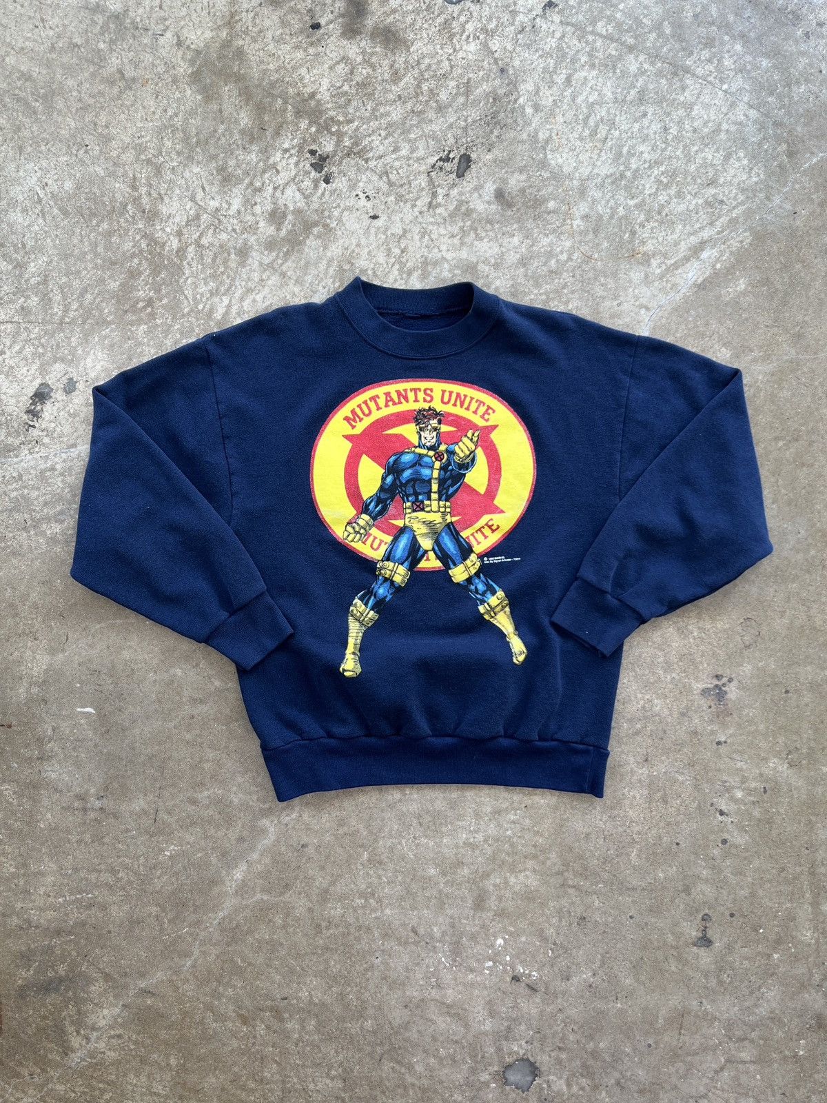 Marvel Comics Vintage 1993 Marvel Mutants X-Men Cyclone Crewneck Medium Size US M / EU 48-50 / 2 - 2 Thumbnail