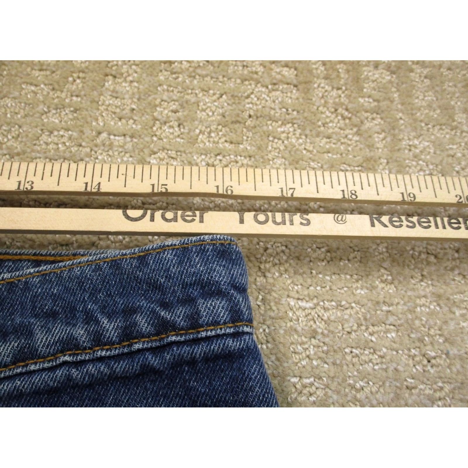 Levi's VINTAGE Levi's 505 Jeans Men 33x30 Blue Regular Fit Pants Dark Wash 90s Boys Girls Mens Womens Size US 33 - 6 Thumbnail