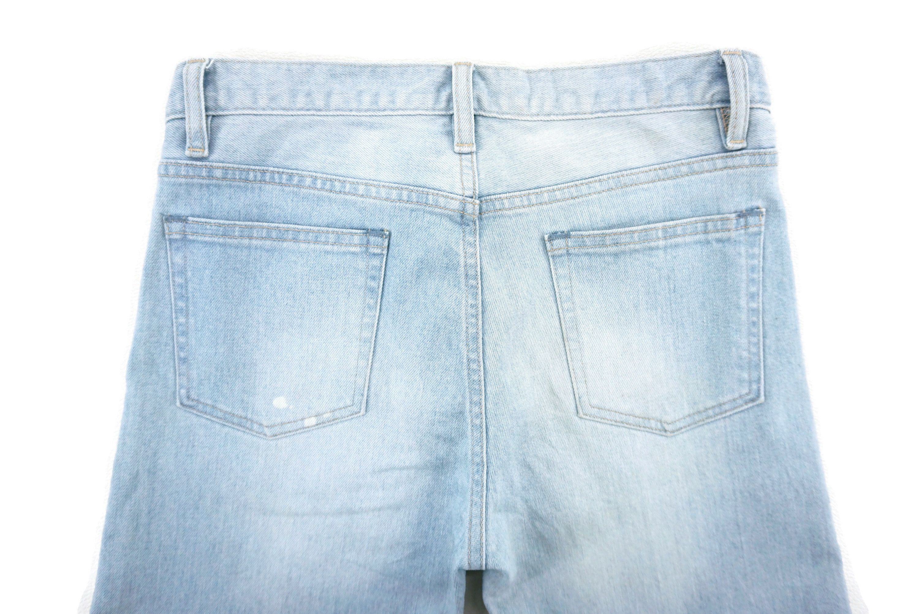 Japanese Brand United Arrows Jeans W29xL31.75 Low-Rise Slim Light Wash Size US 28 / EU 44 - 14 Thumbnail