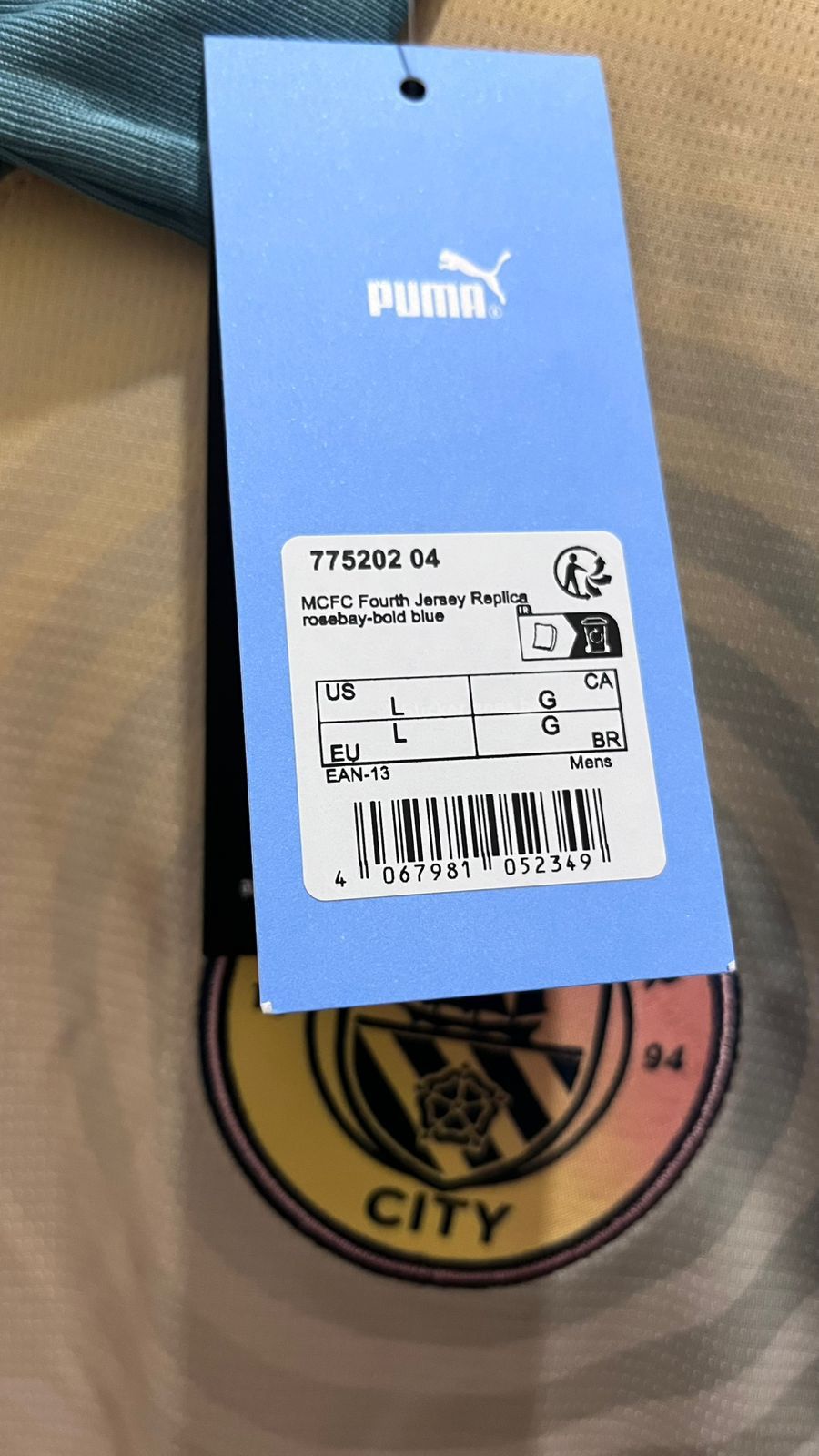 Puma Manchester City x Noel Gallagher Oasis Definitely City Shirt Size US L / EU 52-54 / 3 - 2 Thumbnail