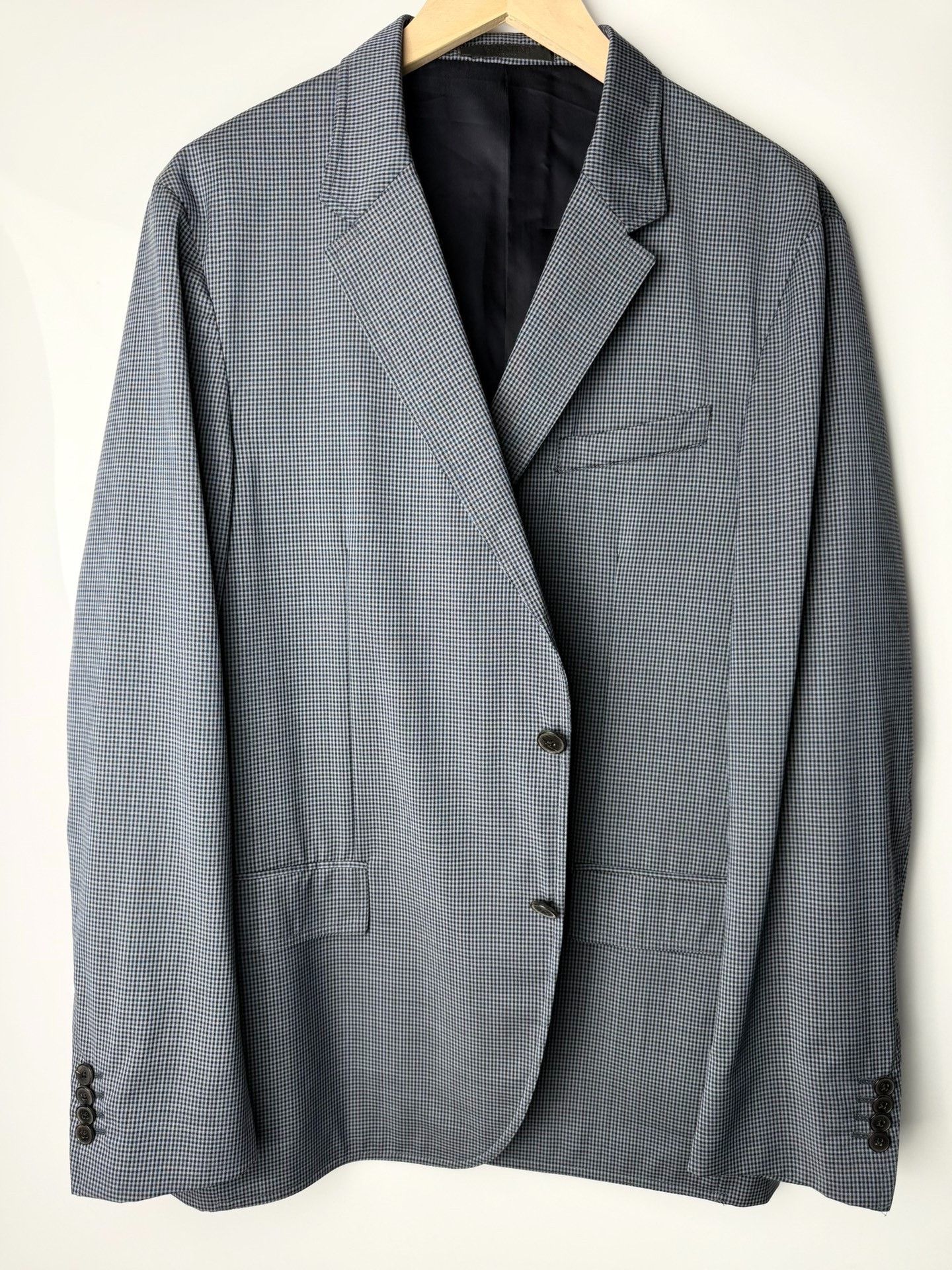 Valentino Valentino Formal Plaid Gray Suit 40r Men Size 40R - 1 Thumbnail