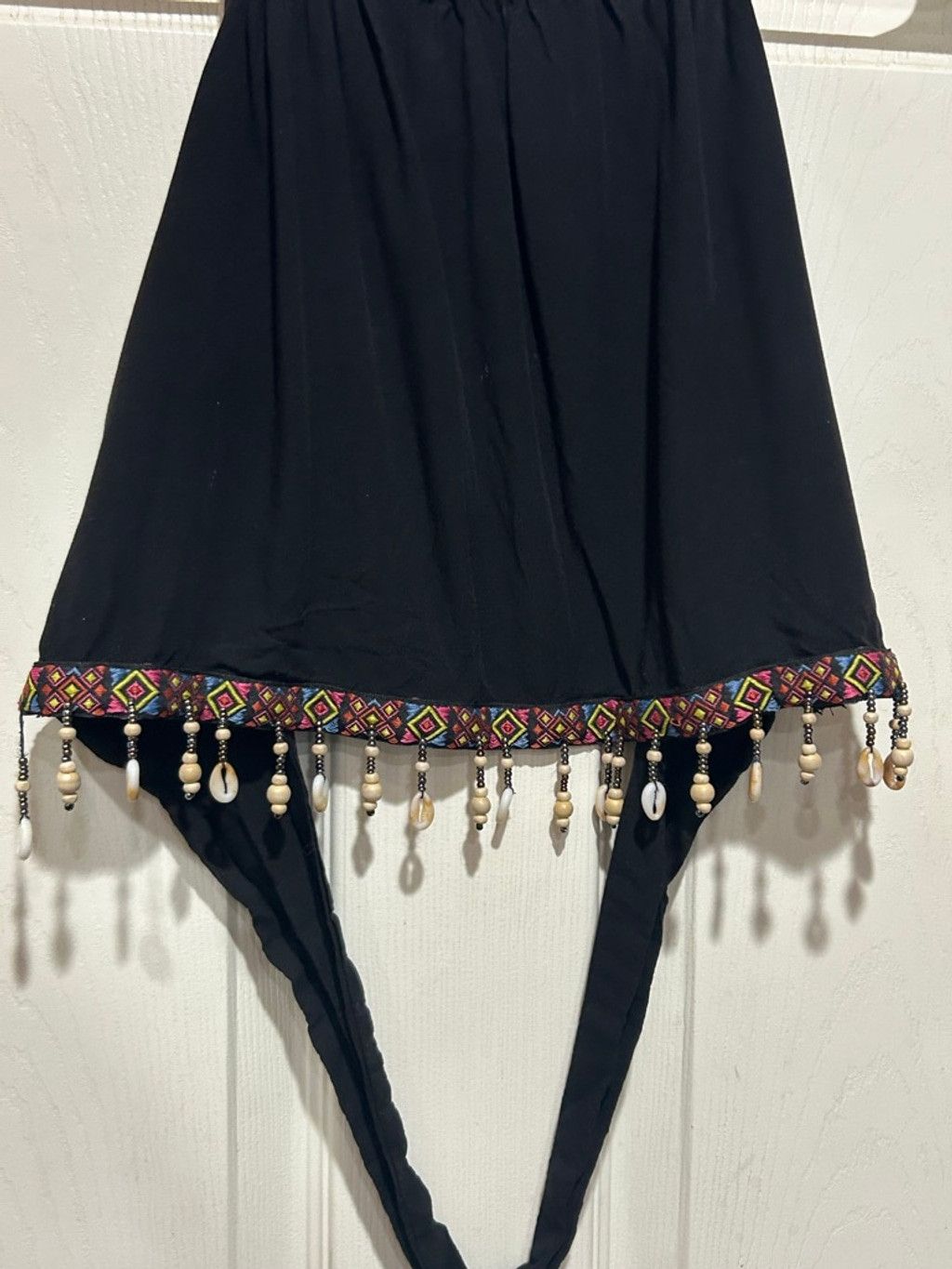 Shein Women's SHEIN Curve Black Multicolor Beaded Crop Top 1X Size XL / US 12-14 / IT 48-50 - 3 Thumbnail