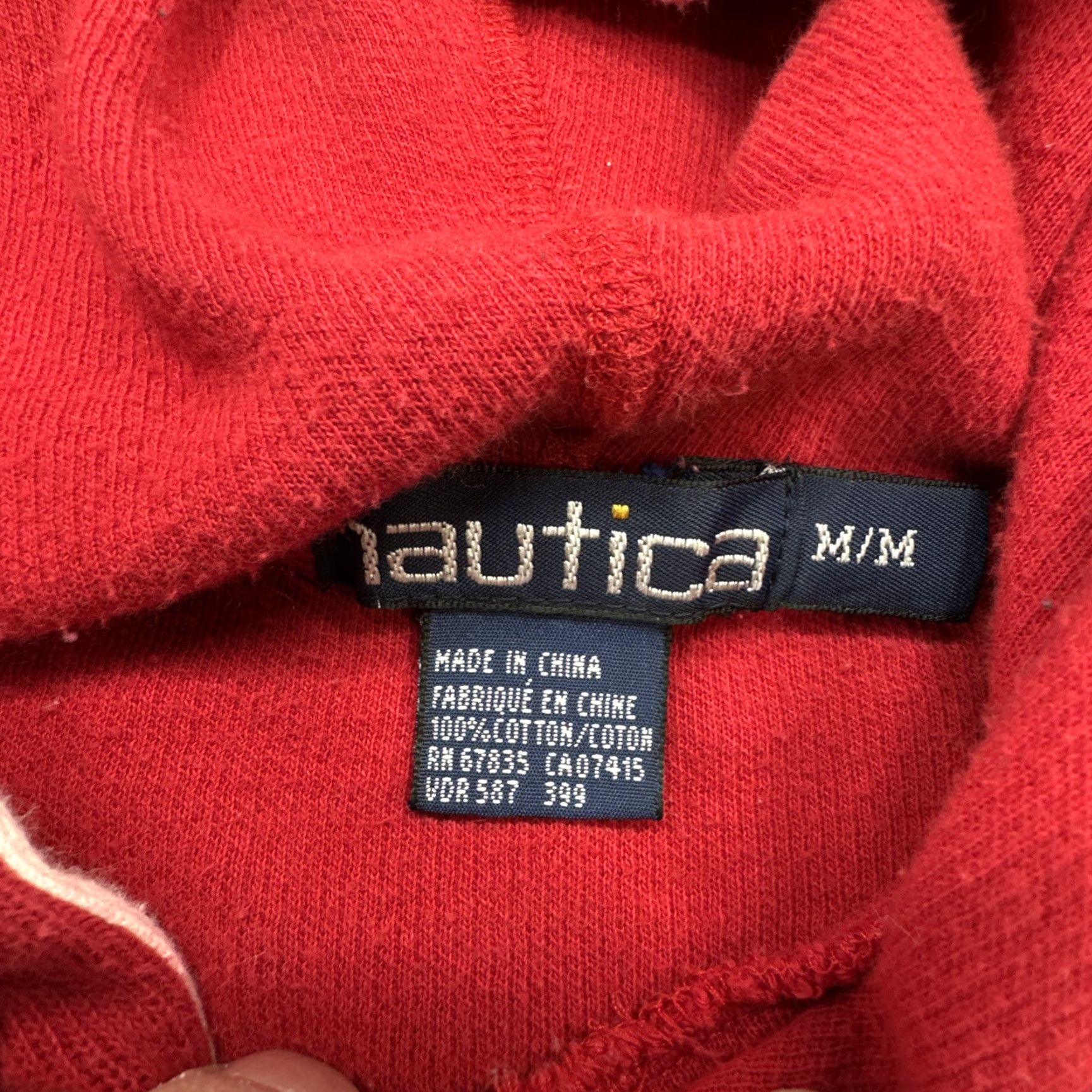 Nautica Nautica Hoodie Men Large Red Embroidered Sports Logo Vintage Shirt Size US M / EU 48-50 / 2 - 3 Thumbnail