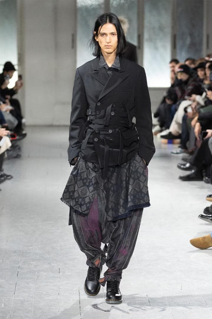 Yohji Yamamoto yohji yamamoto POUR HOMME/23AW Collection Draped Pants Size US 40 / EU 56 - 1 Thumbnail