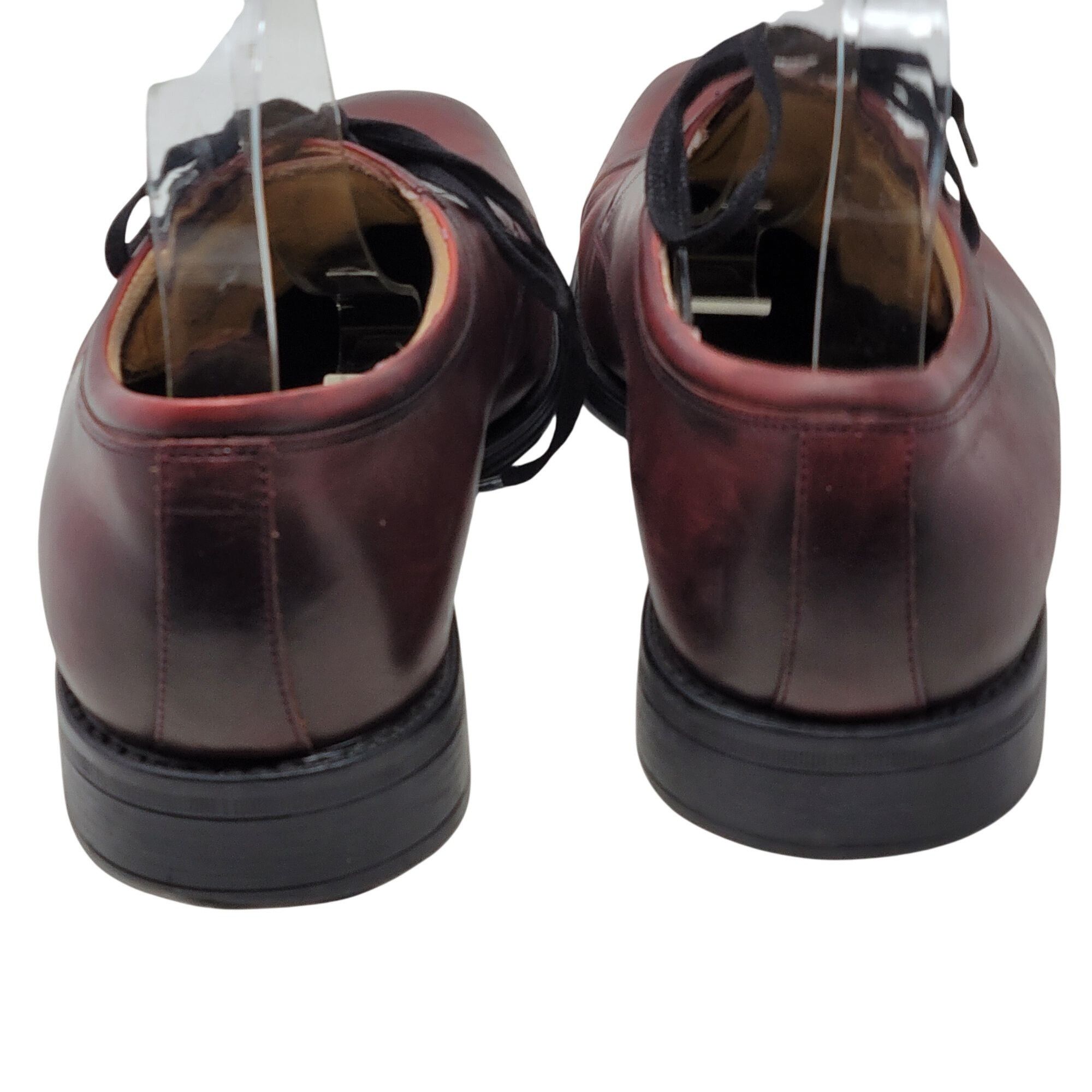 Florsheim Florsheim Mens Oxblood Burgundy Leather Cap Toe Oxford Shoes Size US 10 / EU 43 - 9 Thumbnail