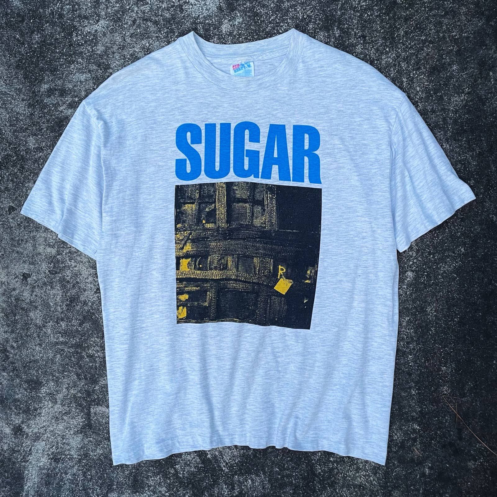 Vintage Vintage 90s Sugar Copper Blue Bob Mould Husker Du Band Tee Grailed