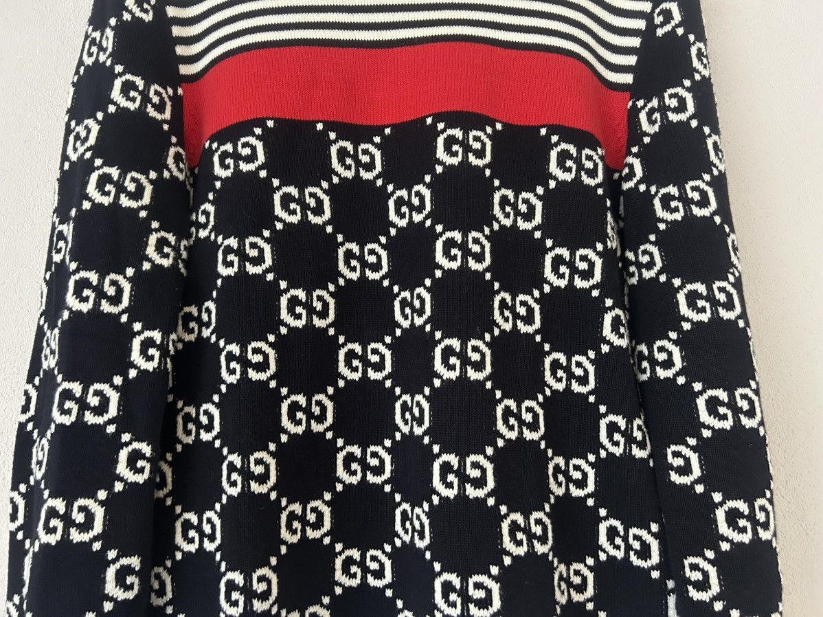 Gucci Gucci Cotton Sweater with GG Monogram - Size M Size US M / EU 48-50 / 2 - 4 Thumbnail