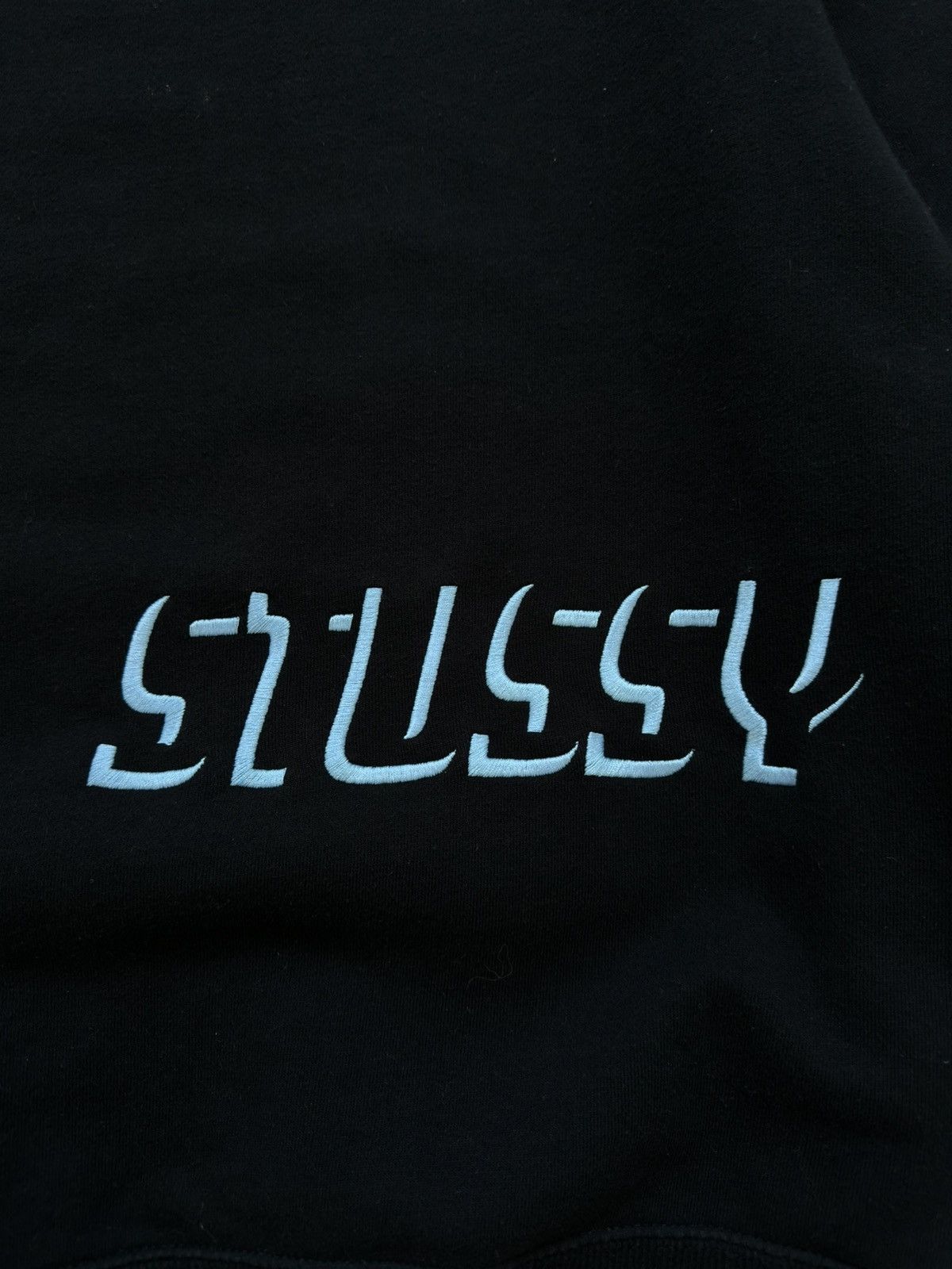 Stussy × Vintage Vintage Stussy Embroidered Shadow Applique Sweatshirt Y2K Size US L / EU 52-54 / 3 - 2 Thumbnail