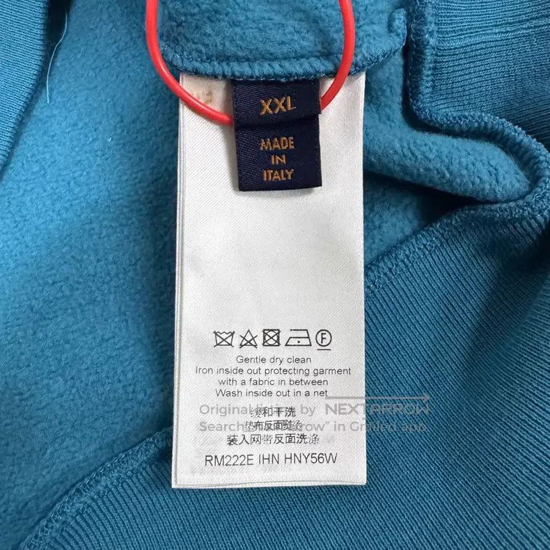 Louis Vuitton Louis Vuitton Pin lake blue small logo hooded sweatshirt Size US XXL / EU 58 / 5 - 7 Thumbnail