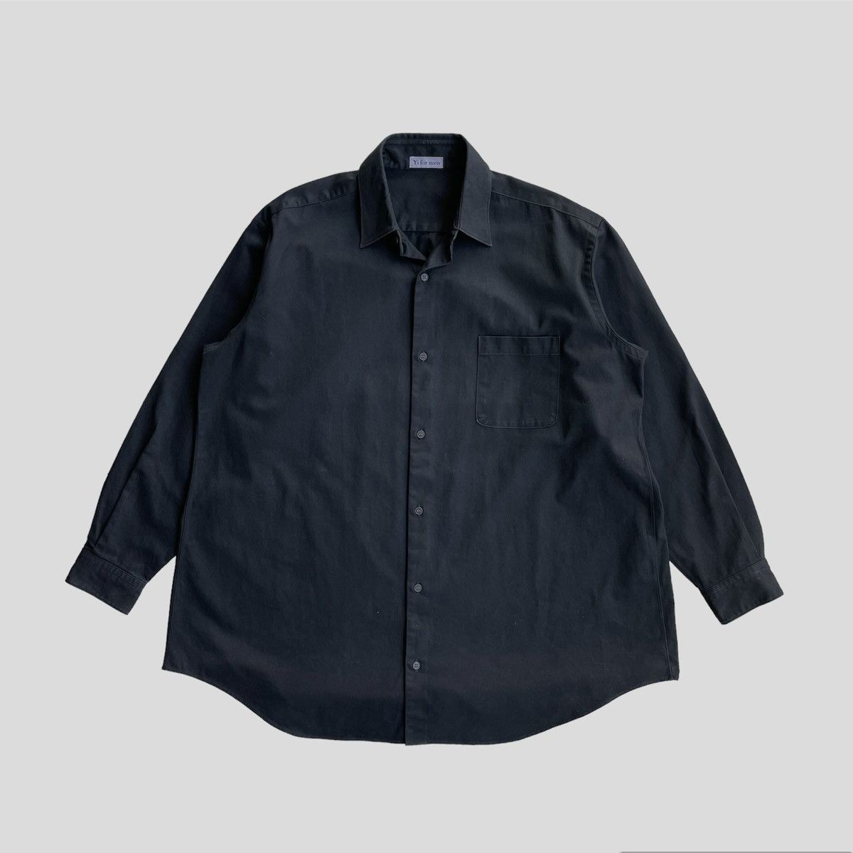 image of Yohji Yamamoto - Y’S For Men Shirt in Black (Size XL)