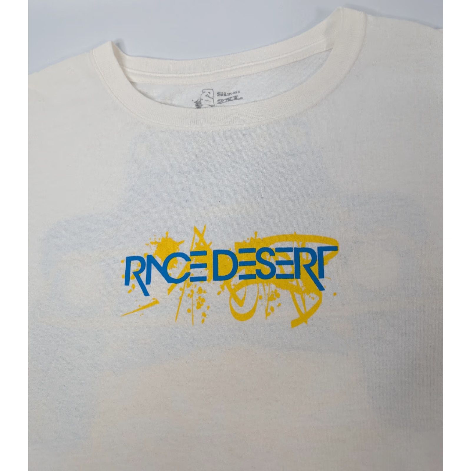 Port & Company VINTAGE Race Desert T-Shirt Men's 2XL White Motocross Dirt Off Roading ATV Size US XXL / EU 58 / 5 - 4 Thumbnail