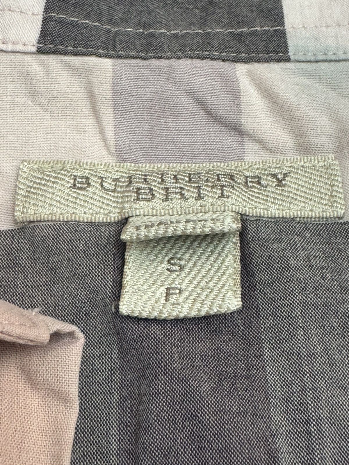 Burberry Burberry Lace Nova Check Print Cotton Button Down Long Shirt Size S / US 4 / IT 40 - 4 Thumbnail