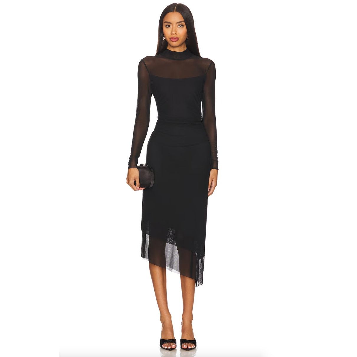 black halter dress long Jasmine Halter Maxi Dress ~ Black Luxe Satin S