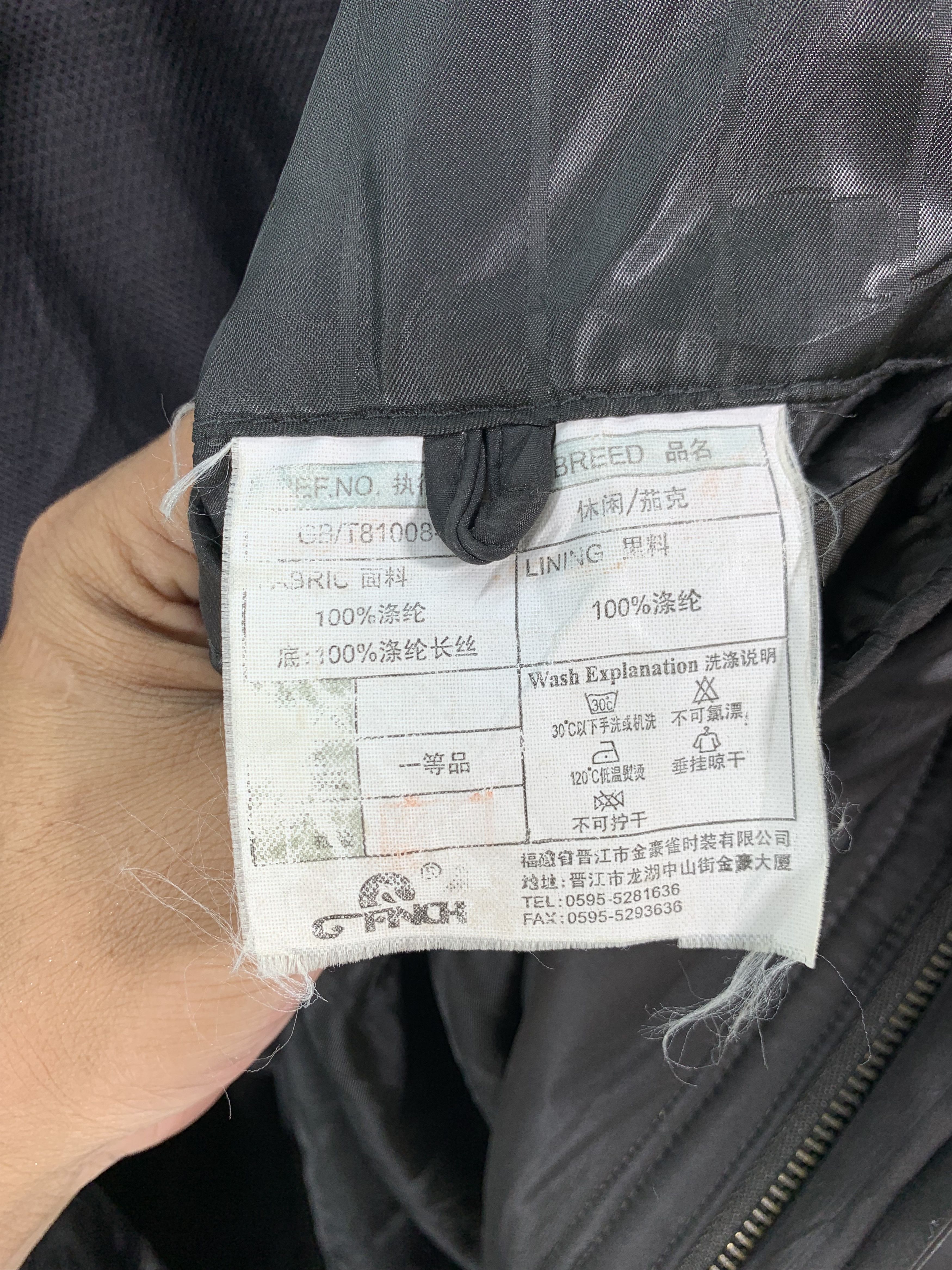 Japanese Brand × Vintage ⚡️Vintage G Fnch Down Bomber Jacket Size US M / EU 48-50 / 2 - 10 Thumbnail