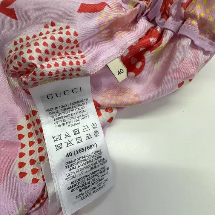 Gucci Gucci Pink Apple Pattern Drawstring Shorts-2507 Size 39" - 5 Thumbnail