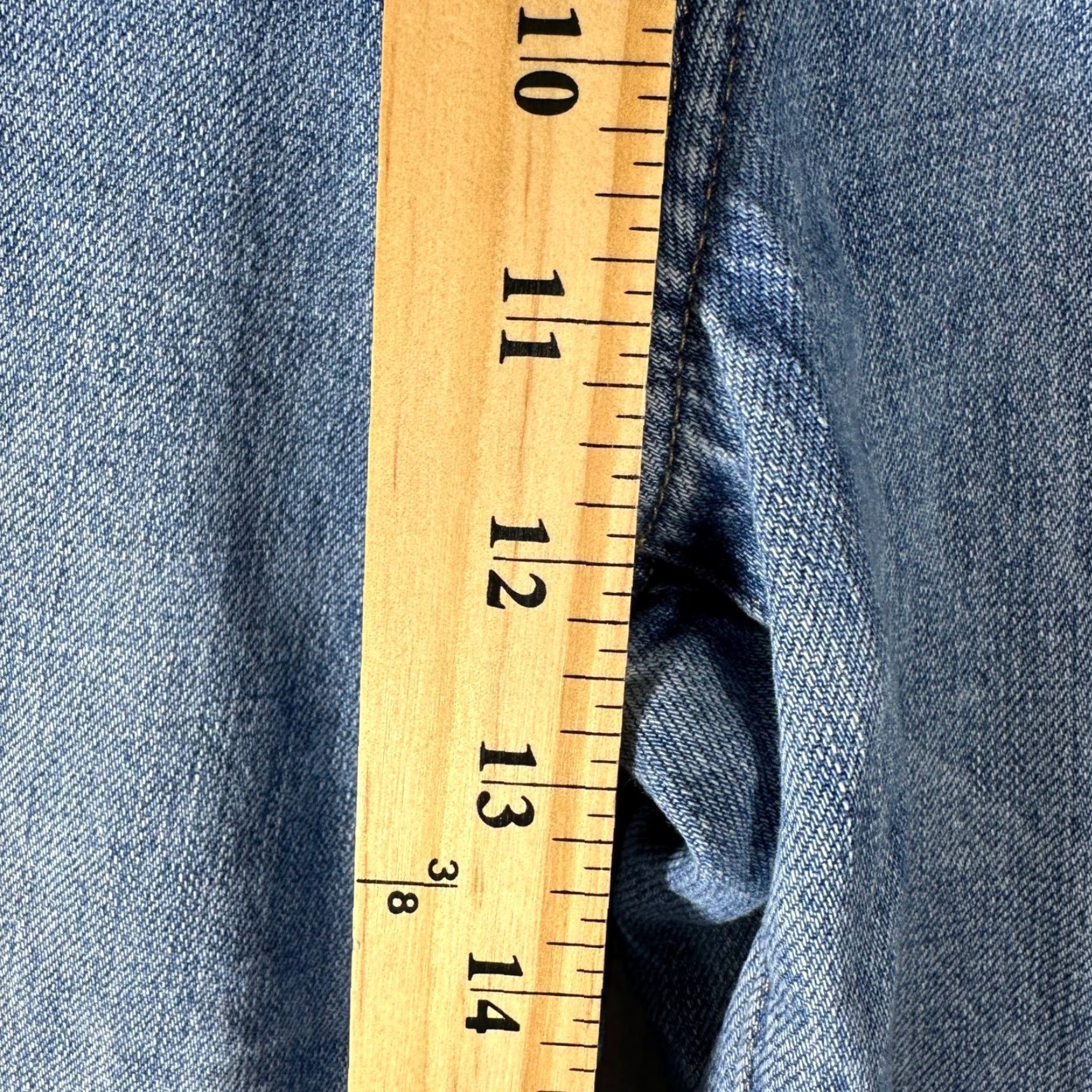 Pistola Pistola High Rise Wide-Leg Jeans Women's 27 Distressed Loretta P00016246KE Denim Blue 90s Grunge Button Zip Pocket 5-Pocket Rise >10.5 In Seamb 25 In Size 27" / US 4 / IT 40 - 3 Thumbnail