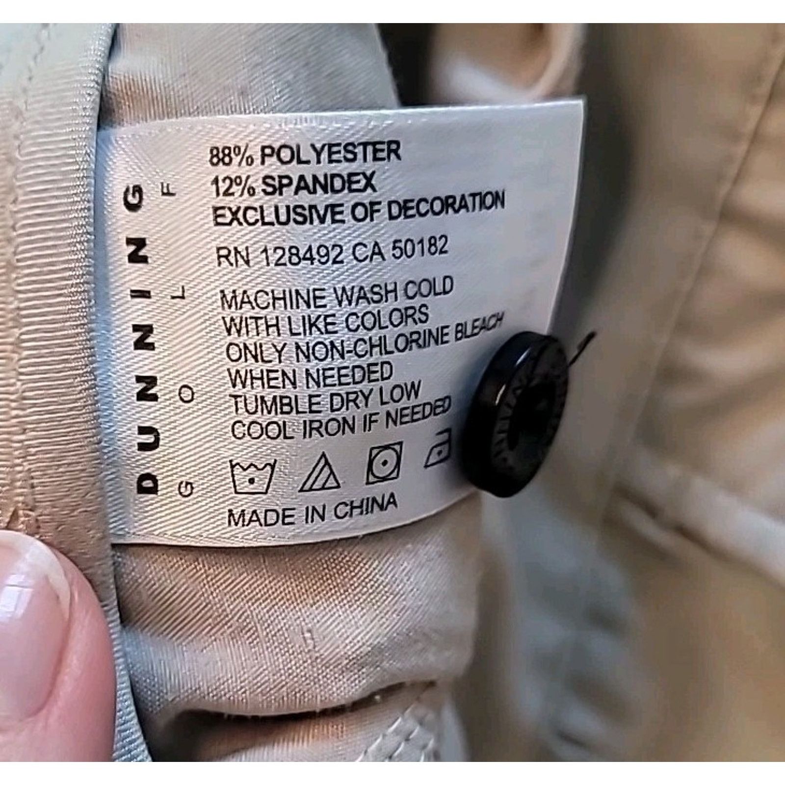 Vintage Dunning Golf Pants 36x32 Khaki Performance EUC Size US 36 / EU 52 - 9 Thumbnail