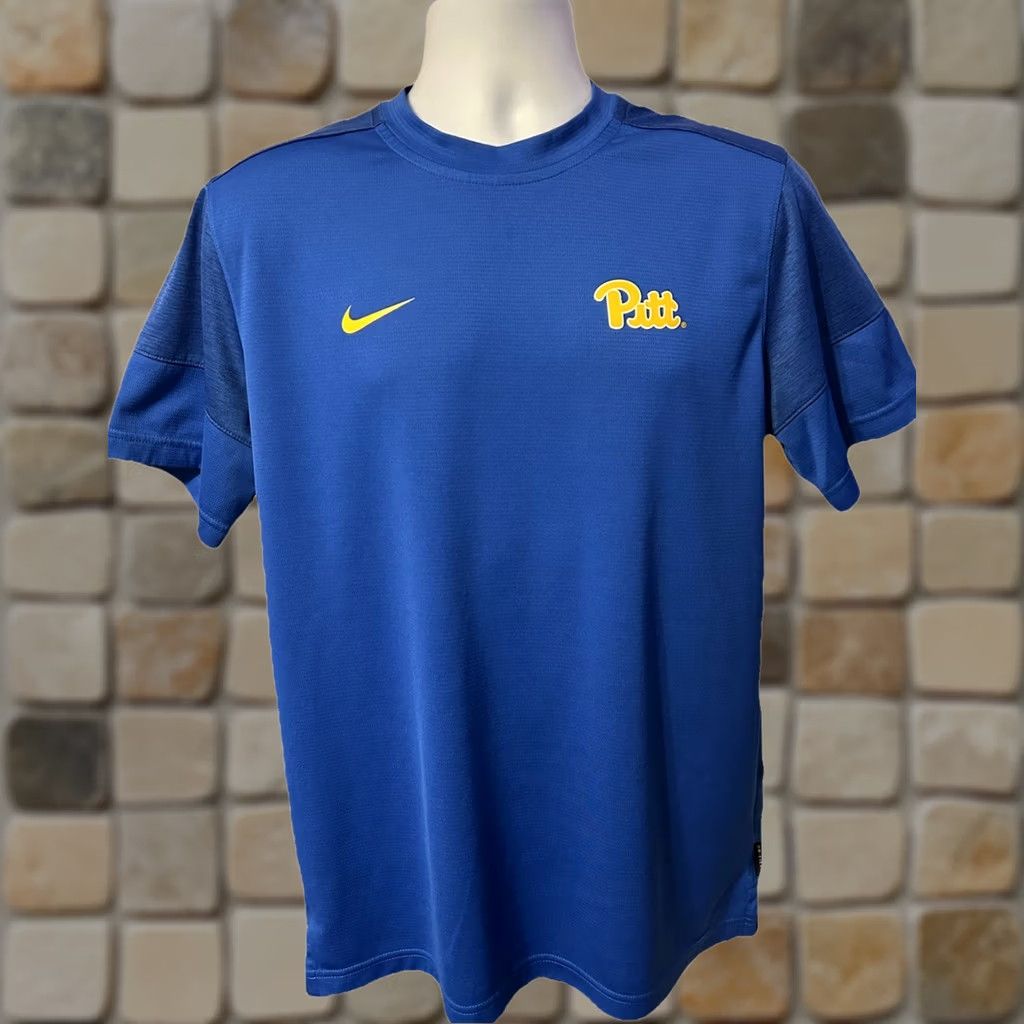 Nike Nike Shirt Mens M Navy Blue University Pittsburgh Panthers Pitt Men Medium Dri Fit SU201001NAY Size US M / EU 48-50 / 2 - 1 Thumbnail