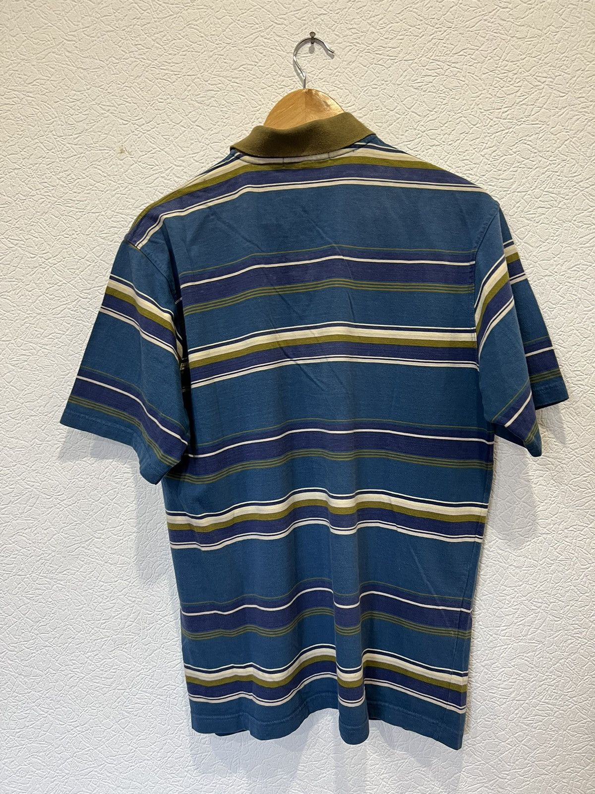 Polo Ralph Lauren Vintage Polo Ralph Lauren Blue T Shirt Polo Striped Size US XL / EU 56 / 4 - 5 Thumbnail