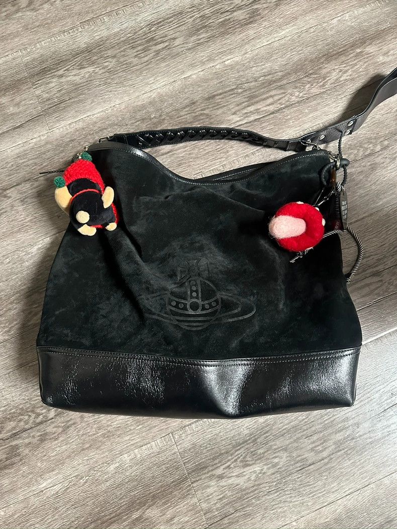 Vivienne Westwood Vivienne Westwood Saturn Logo Tote Bag - dmc Size ONE SIZE - 1 Thumbnail