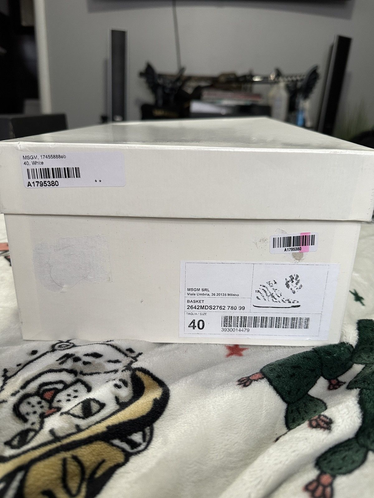 MSGM Black and White Canvas Hi-Tops Size US 7 / EU 40 - 10 Thumbnail