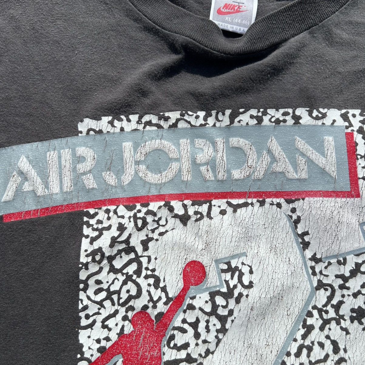 Nike Vtg 90s Nike Air Jordan 23 Elephant Print Tee XL Made in USA Size US XL / EU 56 / 4 - 8 Thumbnail