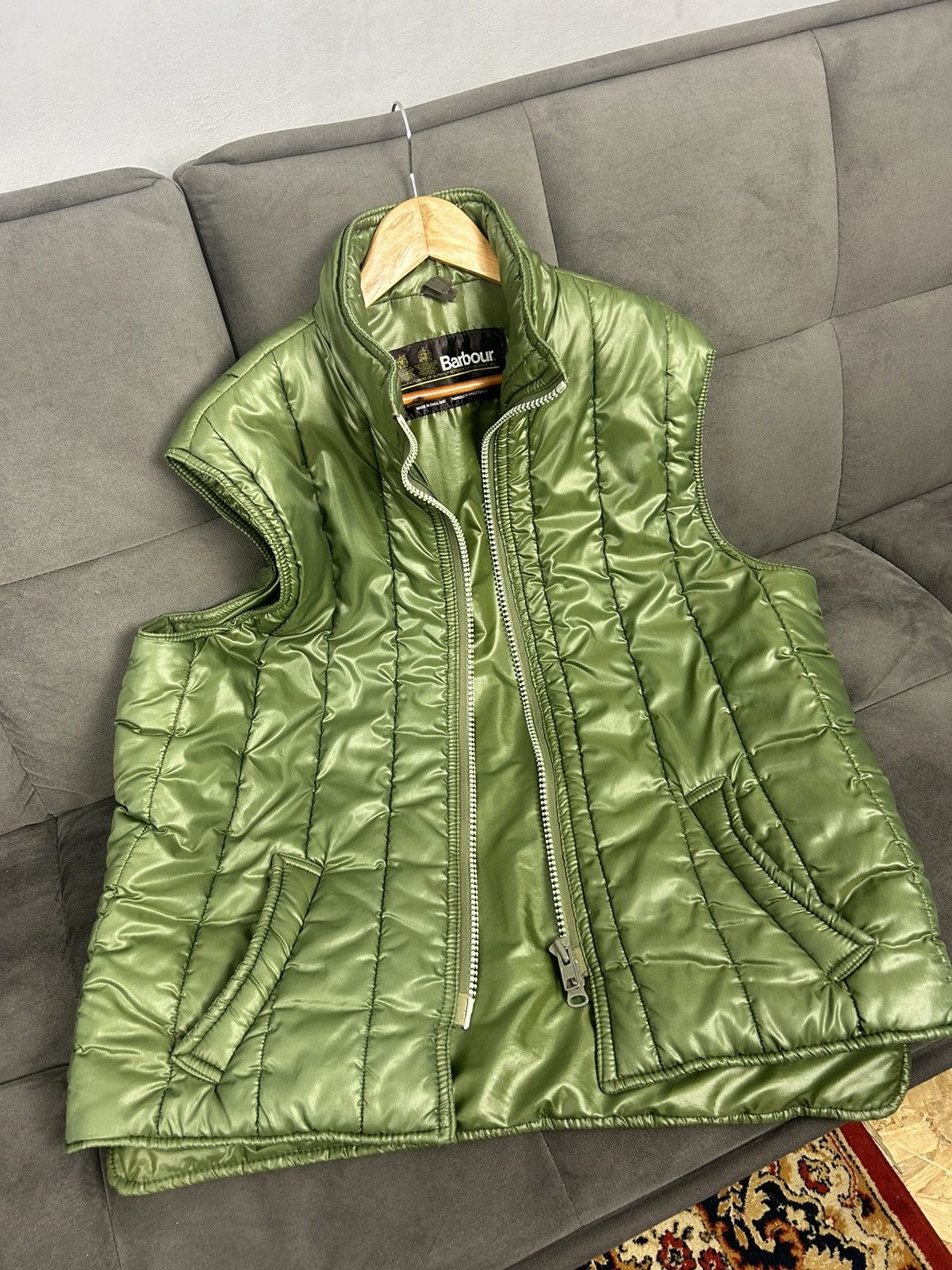 Barbour Barbour 90S Three Crown Quilted Vest Size US XL / EU 56 / 4 - 7 Thumbnail