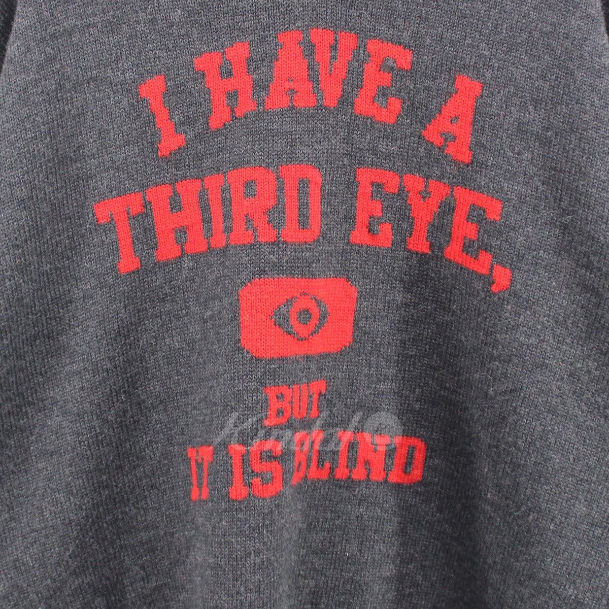 Undercover Undercover 22AW Knit Po Third Eye Third Eye Knit Sweater Size US XXL / EU 58 / 5 - 2 Thumbnail