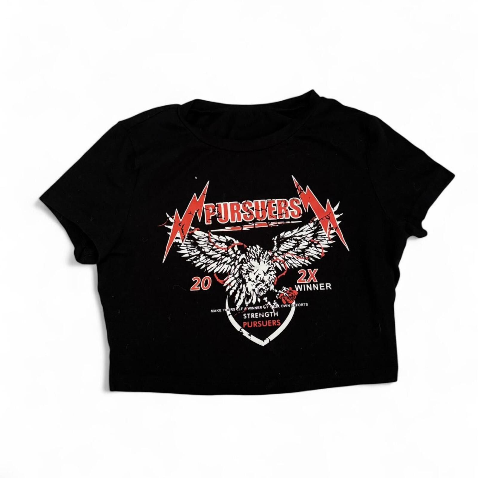 Other Black Pursuers Graphic Crop Top Size S / US 4 / IT 40 - 4 Thumbnail