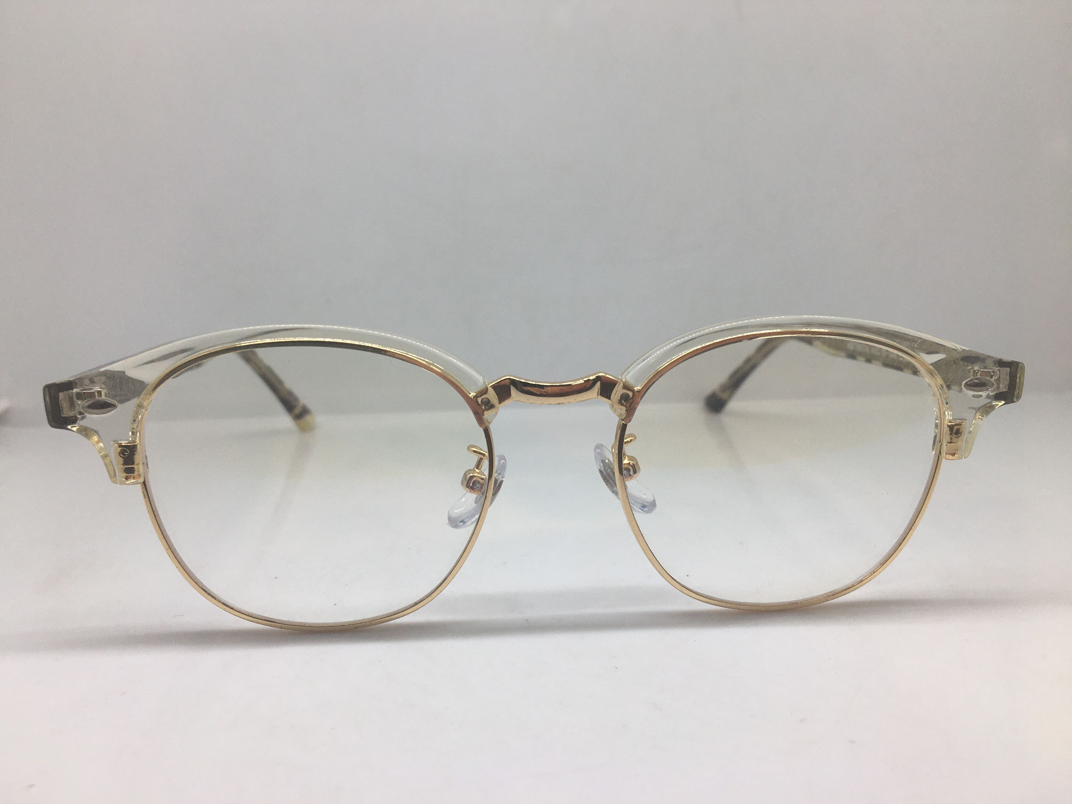 Other Mod Malcolm X Clear Gold Eyeglasses Frame | Grailed