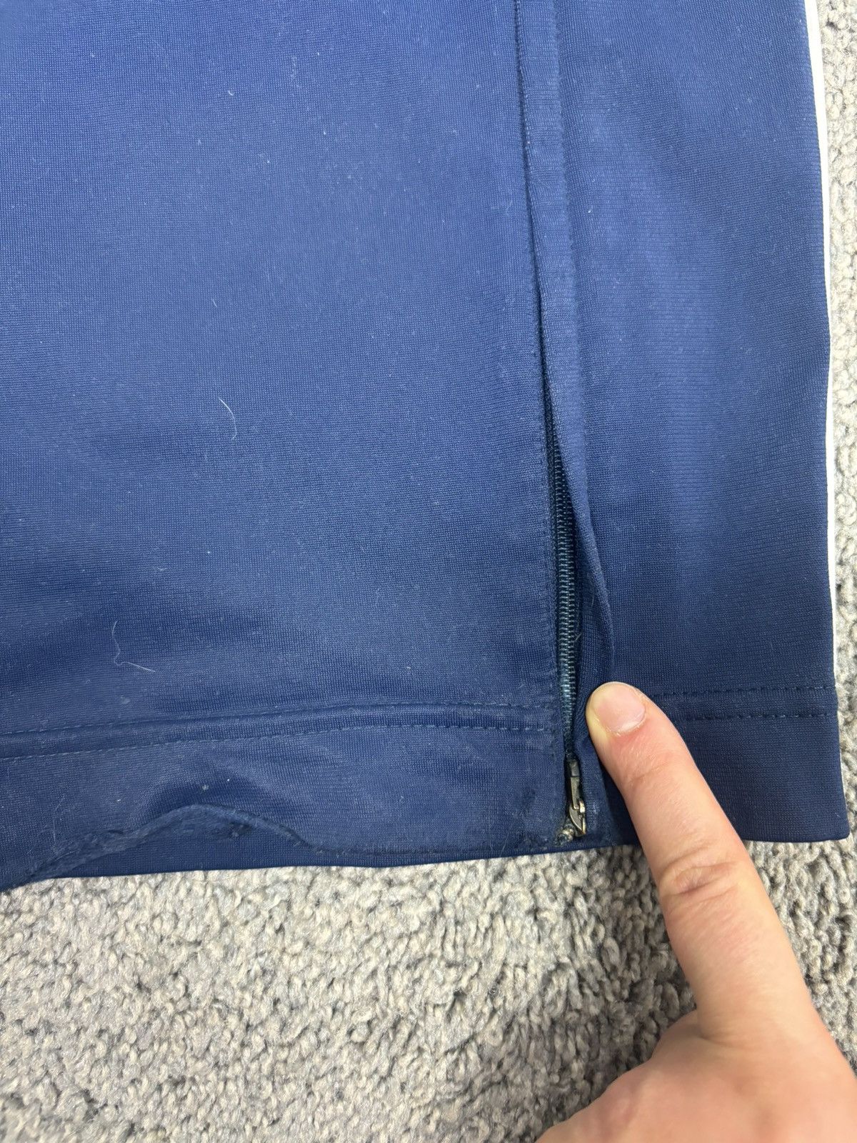Nike Y2k silver tag blue nike track pants Size US 32 / EU 48 - 3 Thumbnail