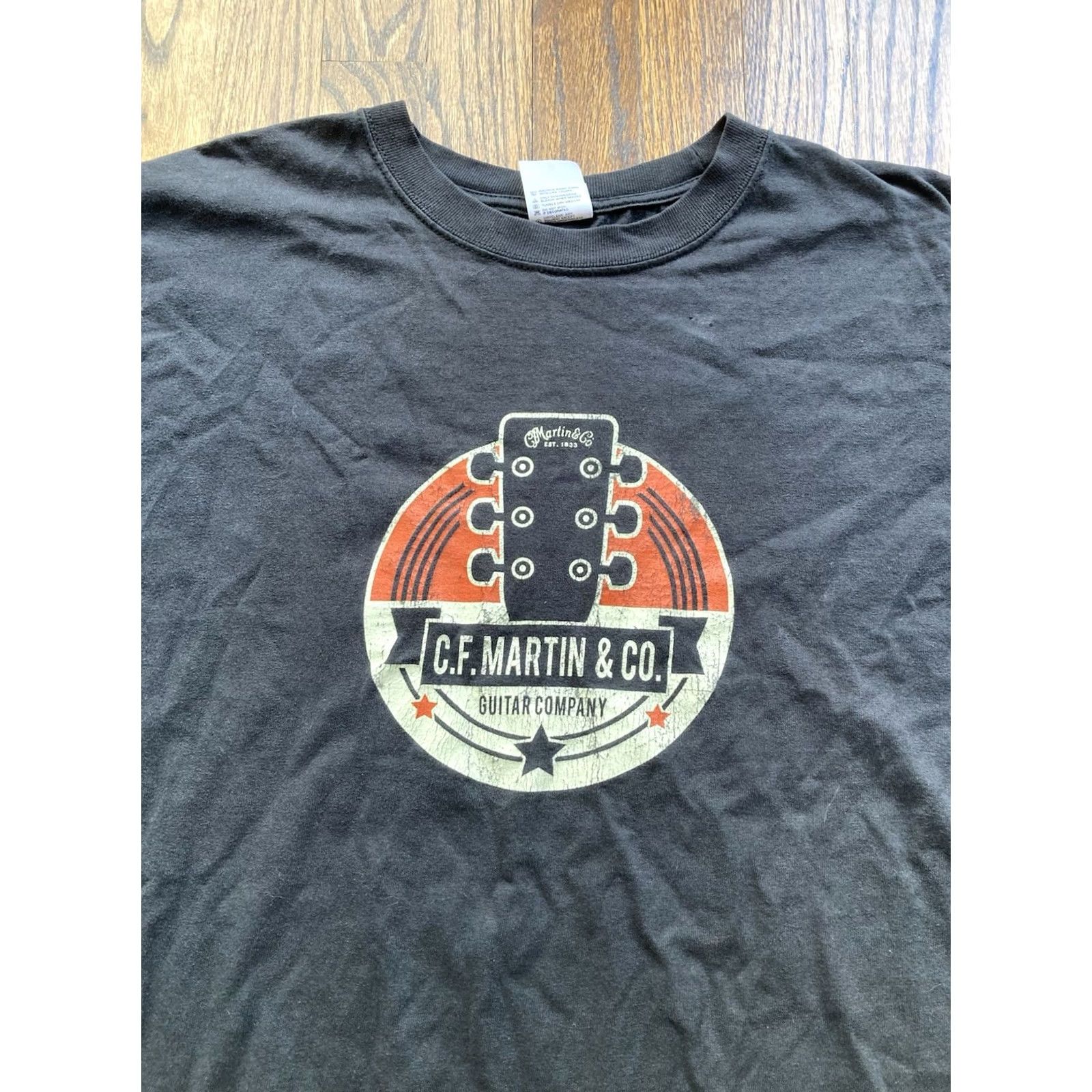 Anvil VINTAGE CF Martin Guitars Shirt XL Long Sleeve Black Mens Y2K Size US XL / EU 56 / 4 - 2 Thumbnail