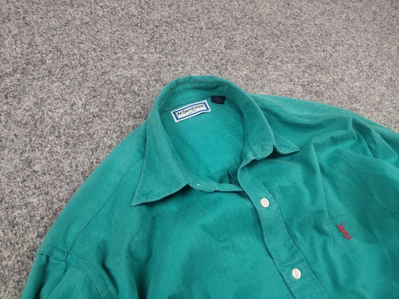 Yves Saint Laurent Vintage 80 - 90's Yves Saint Laurent Paris Long sleeve shirt Size US M / EU 48-50 / 2 - 7 Thumbnail
