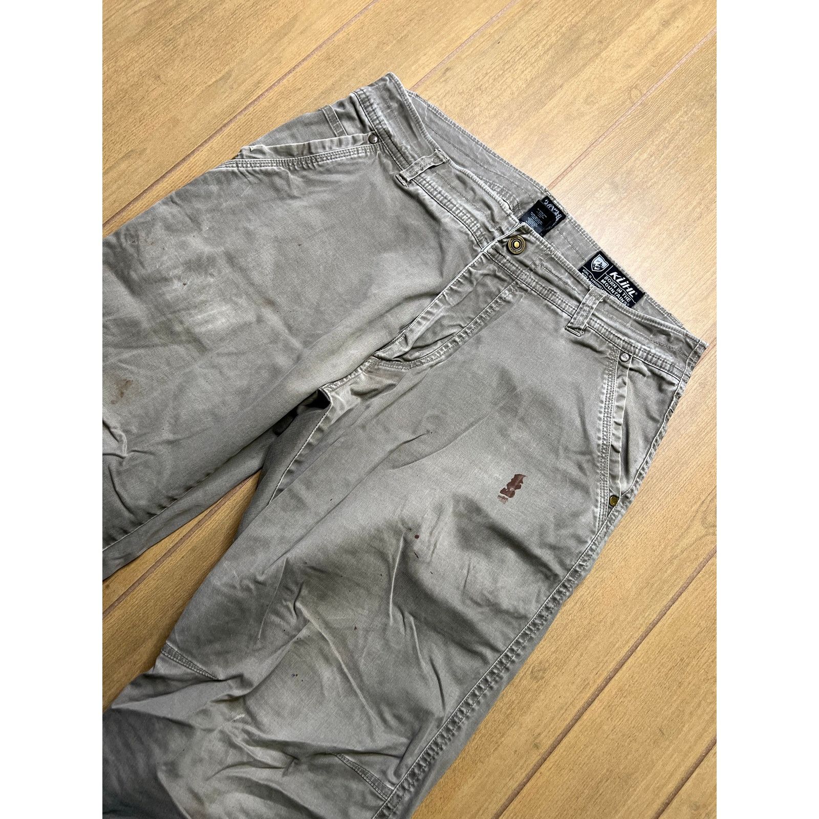 Kuhl Kuhl Slackr Pants Men’s Sz 34 Gray Distress Dye Vintage Size US 34 / EU 50 - 5 Thumbnail