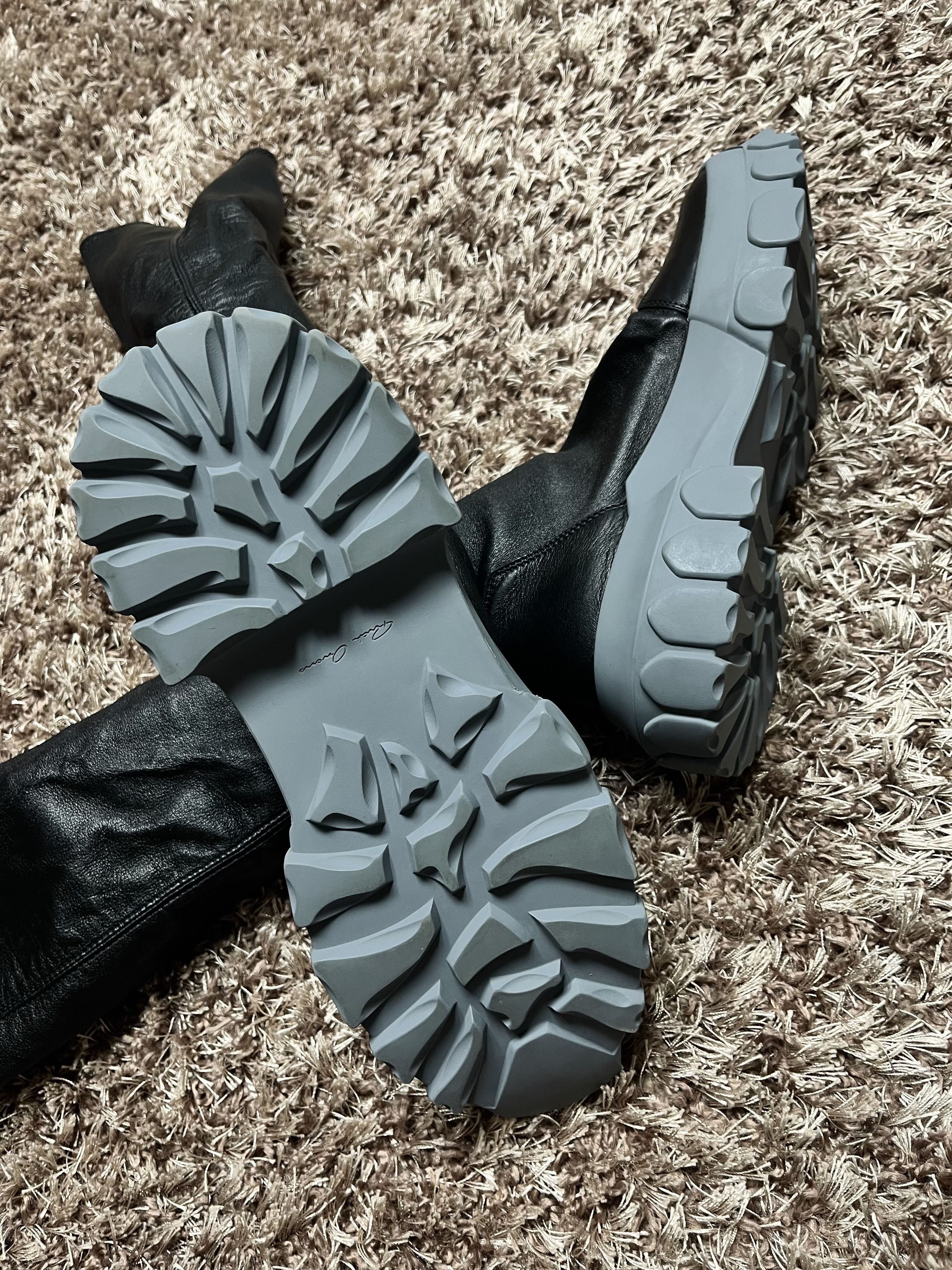 Rick Owens DIRT OFF-THE-RUNWAY HIKING SOCK BOOTS Size US 7 / EU 40 - 9 Thumbnail