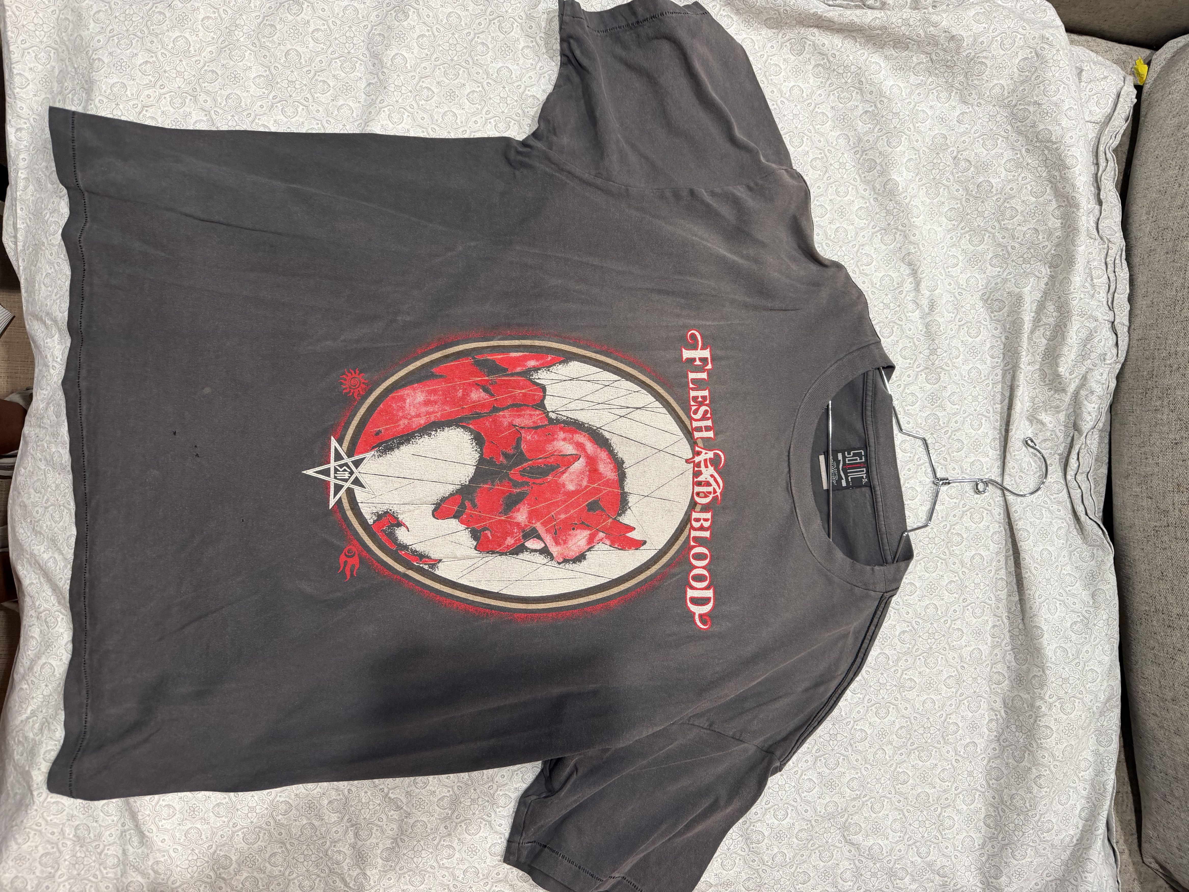 Saint Michael Devil Shirt Gray