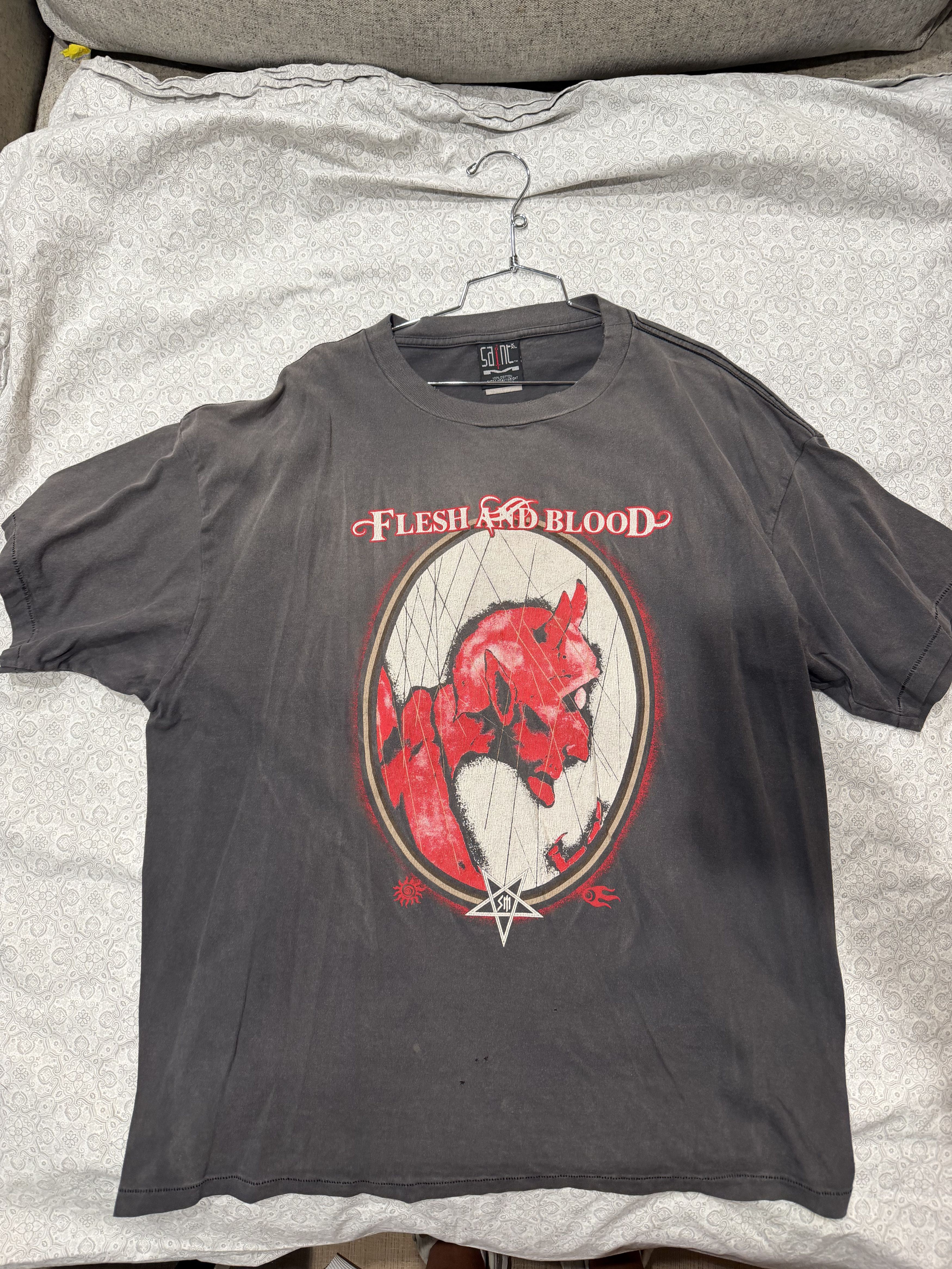 Saint Michael Saint Michael Devil Shirt Gray Size US XL / EU 56 / 4 - 1 Thumbnail