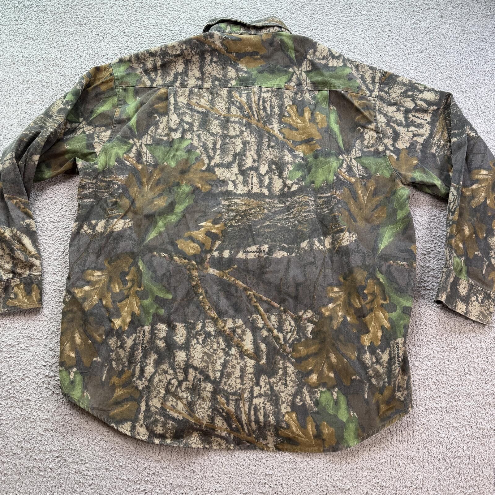 Jerzees Jerzees Outdoors Camo Button Up Shirt 2XL Y2K Hunting Work Size US XXL / EU 58 / 5 - 2 Thumbnail