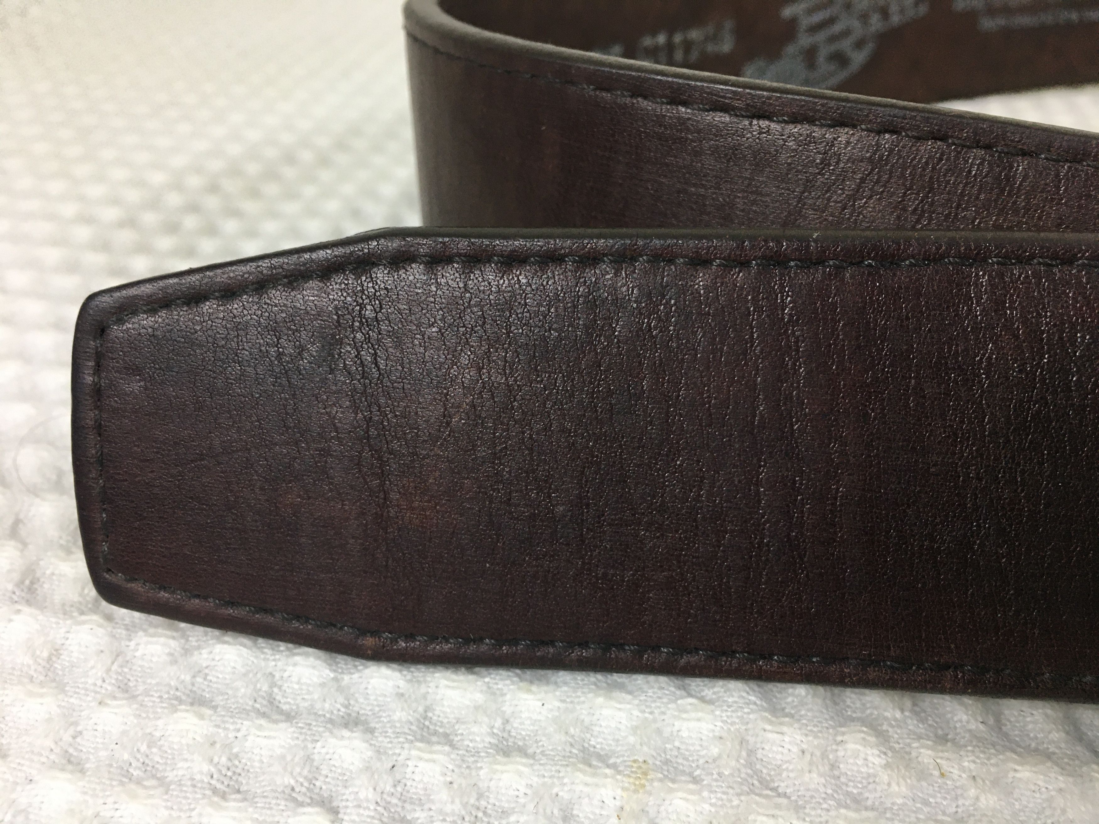 Vintage Bent Rail Belt Size 36 - 5 Thumbnail