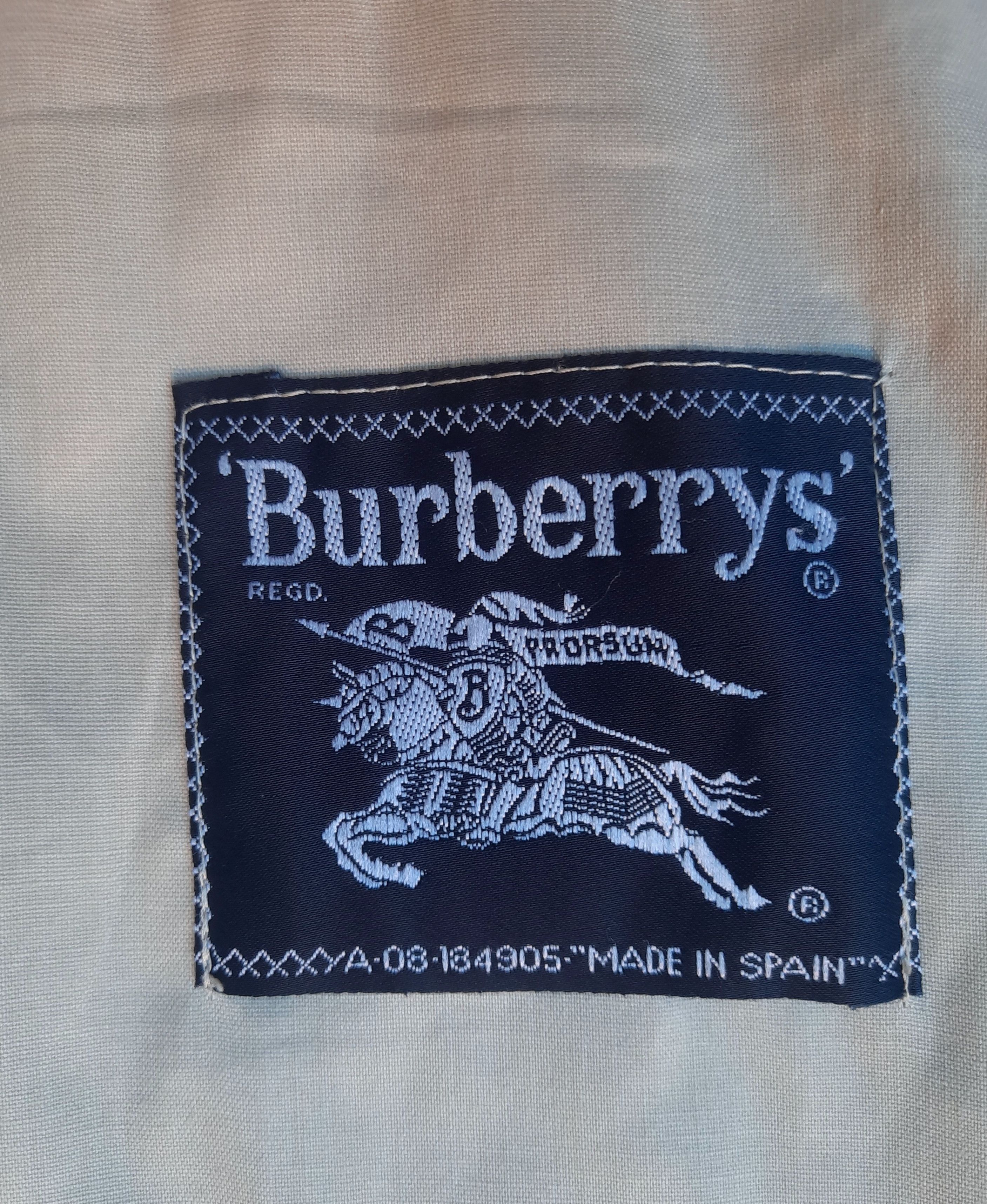 Burberry Vintage 90s Burberry Lightweight Trench Jacket Size M Size US M / EU 48-50 / 2 - 4 Thumbnail