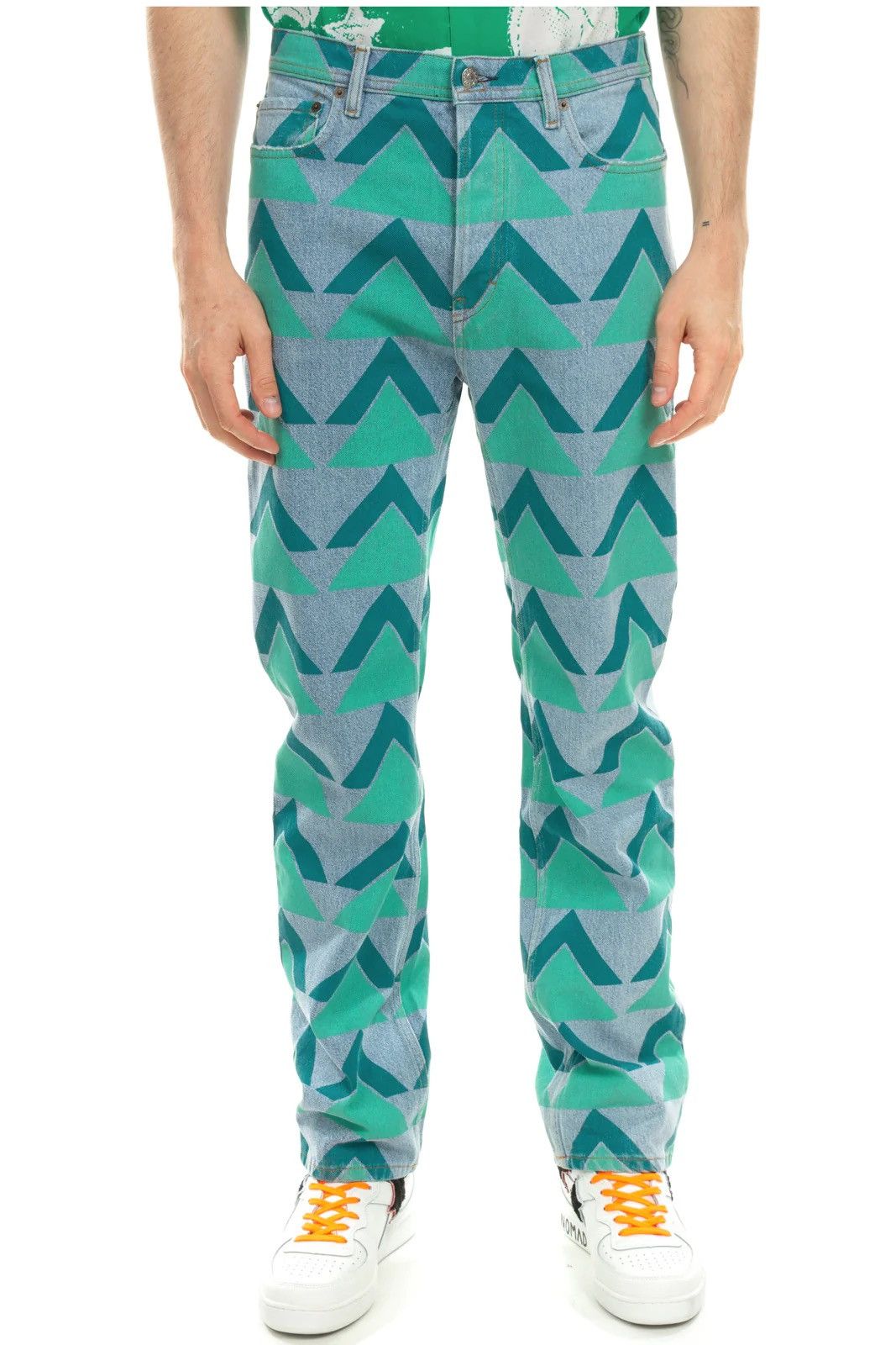 ACNE STUDIOS BLA KONST denim W30 L34 Distressed Land Print