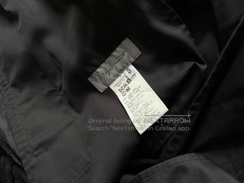 Yohji Yamamoto Yohji Yamamoto Wool Wide-Leg Cropped Pants. Size US 32 / EU 48 - 5 Thumbnail