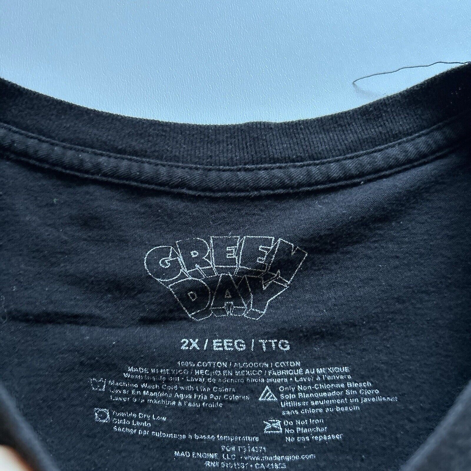 Vintage Vintage Y2K Green Day Dookie T Shirt XXL Rare Faded Black Size US XXL / EU 58 / 5 - 3 Thumbnail